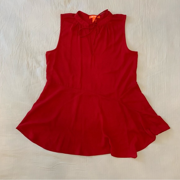 Joe Fresh red sleeveless blouse - Picture 1 of 8